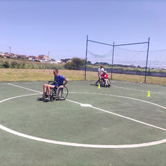 Galeria - Imagem 1 da Instituição MADI participa em atividade de desporto adaptado na ALADI