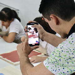 Galeria - Imagem 14 da Leroy Merlin traz à ALADI workshop “Como criar texturas num quadro”