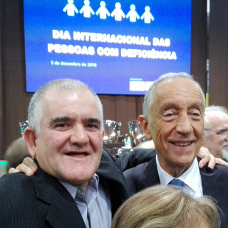 Imagem da A fotografia com o presidente da Rep�blica