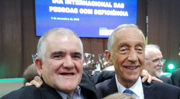 A fotografia com o presidente da Rep�blica