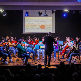 Imagem da Jovens m�sicos da Camerata Virtuosa atuam a favor da ALADI