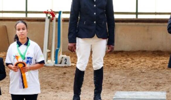 Utente da ALADI conquista medalha de prata em prova de equita��o