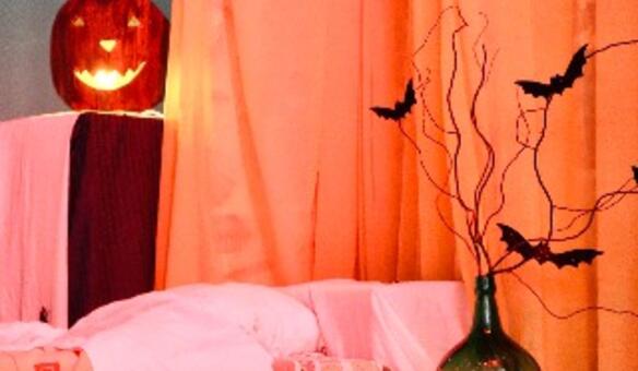 Utentes levam pe�a de teatro na Festa de Halloween