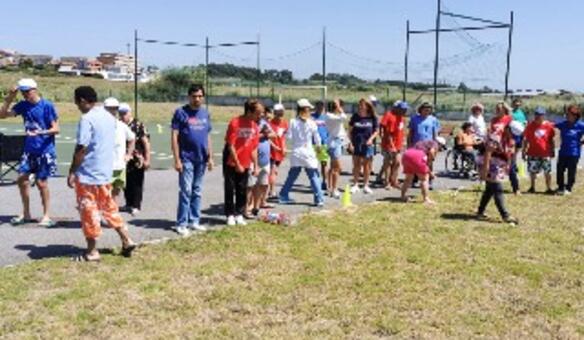 Institui��o MADI participa em atividade de desporto adaptado na ALADI